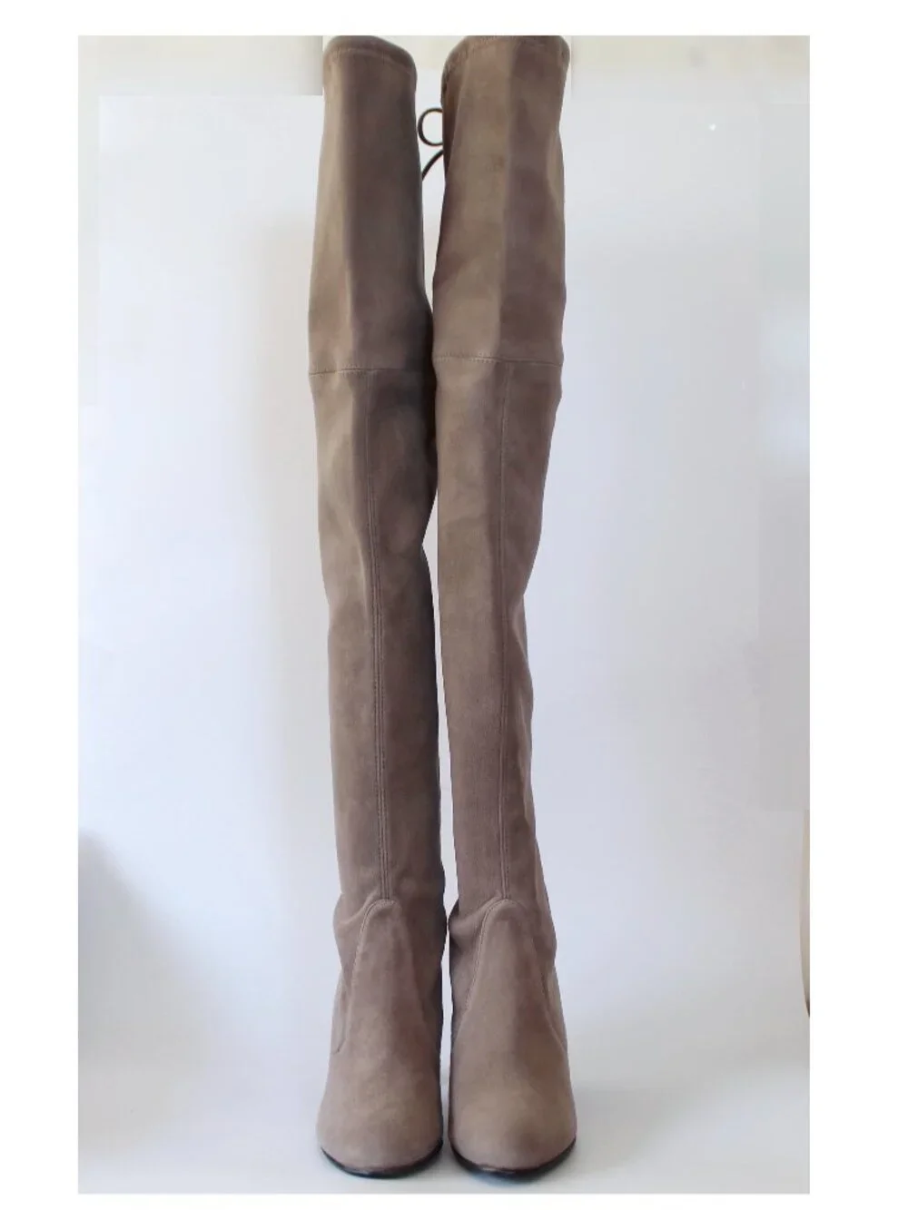 NEW Stuart Weitzman Highland Over-the-Knee Boots, EU 39.5 (US 9), Topo Suede